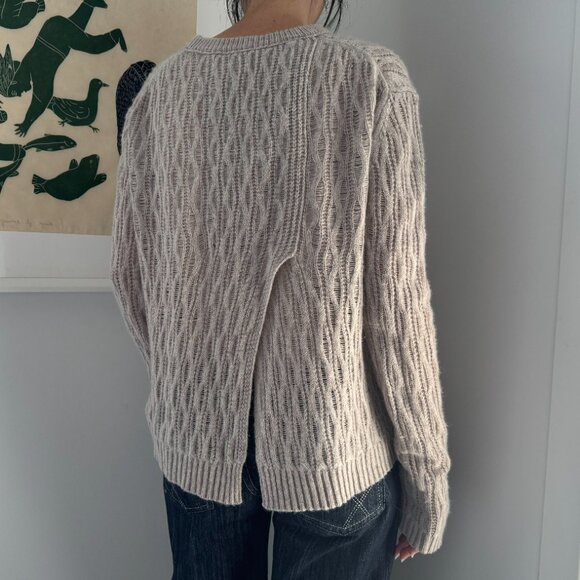 Inhabit Textured Open Back Sweater, size XS - Picture 2 of 10